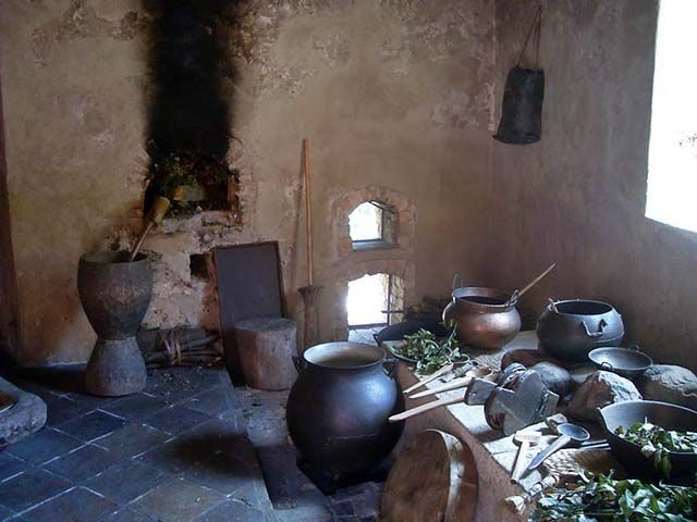 Cocina de la Quinta de Bolívar de Bogotá