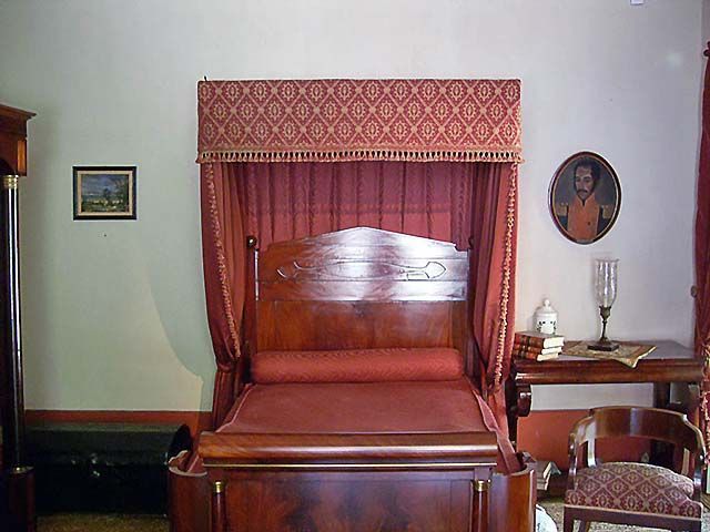 Habitación de Simón Bolívar en la Quinta de Bolívar de Bogotá