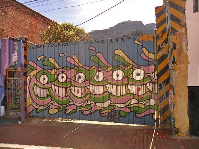 Graffiti de Pez en La Candelaria, Bogotá
