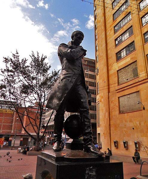Estatua de Francisco José de Caldas en Bogotá