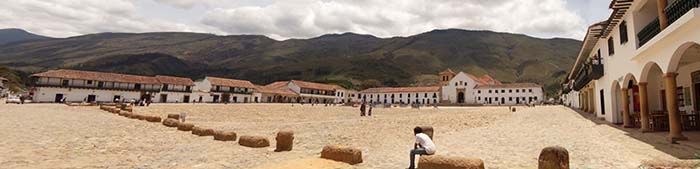 Panorámica de la plaza de Villa de Leyva 