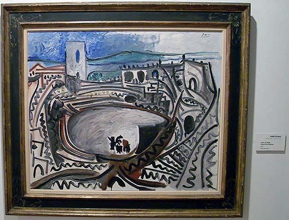 Pintura de Picasso en el Museo Botero de Bogotá