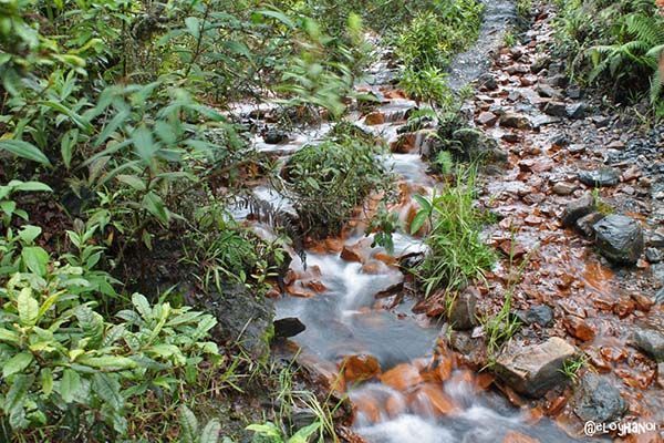 río cercano a minas de Gachalá