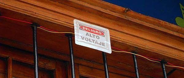 Cartel de Alto Voltaje - Seguridad en Colombia