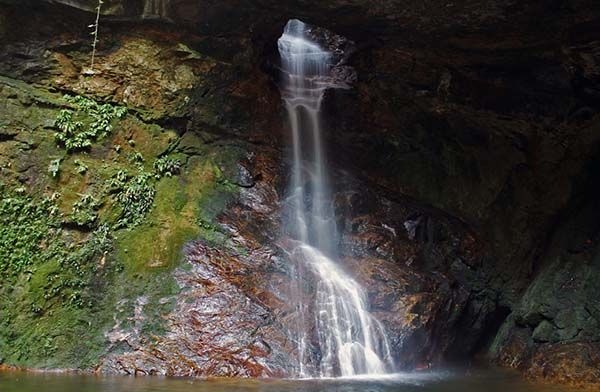 Cascada del Ojo de Dios en Putumayo