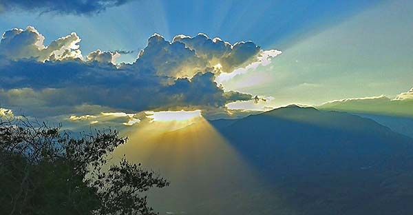 Atardecer desde el Mirador de Barichara