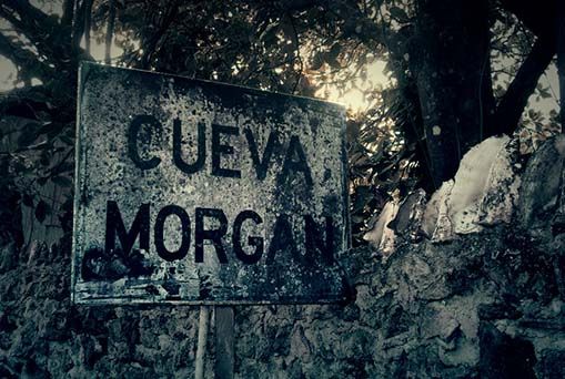 Entrada a la cueva de Morgan en San Andrés