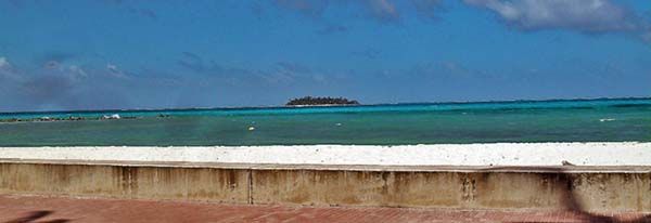 Isla de Johnny Cay vista desde San Andrés 