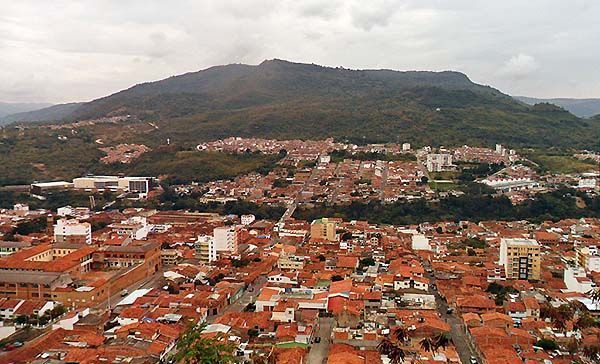 Vistas de San Gil desde el Cerro de la Cruz