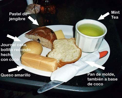 Onces o merienda en San Andrés 