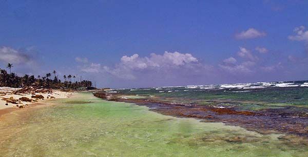 playa de San Luis en San Andrés, Colombia