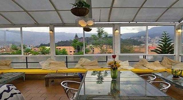 terraza del hotel
