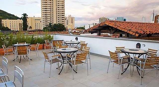 terraza del hotel