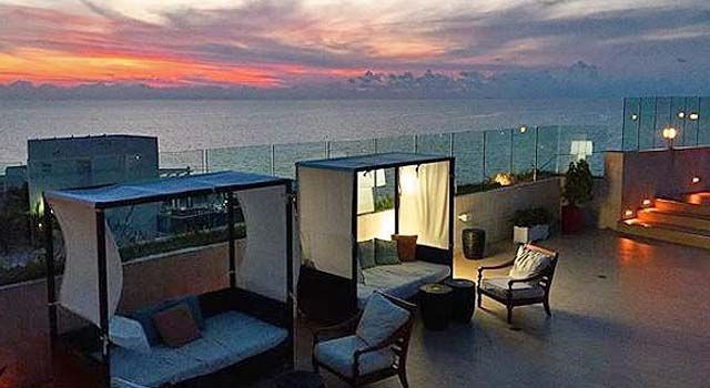 terraza del hotel