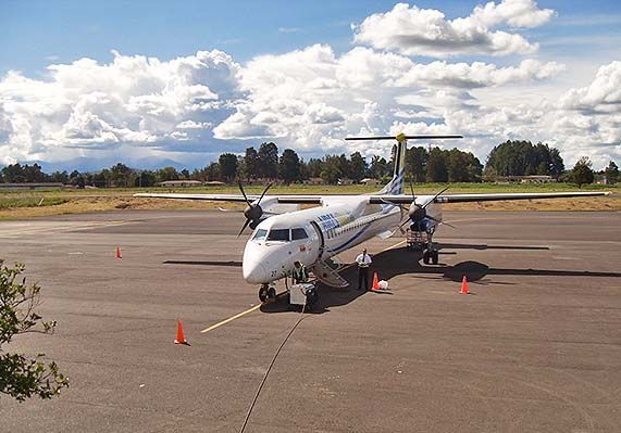 pista del aeropuerto Guillermo León Valencia en Popayán