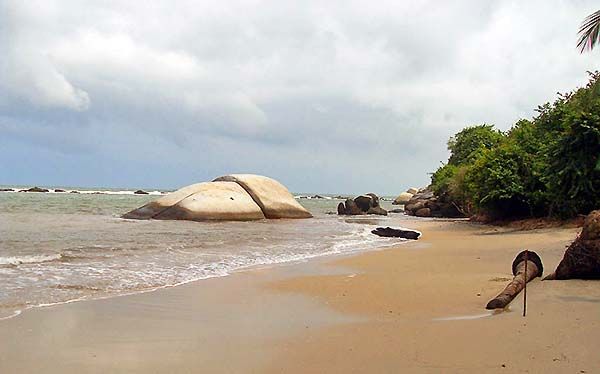 Playa de La Piscina en Tayrona