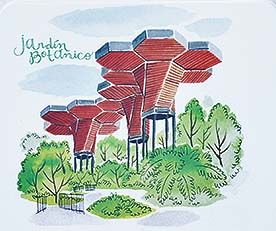 Jardín Botánico de Medellín (ilustración)