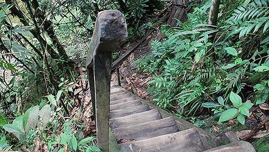 Escaleras cerca del río Mocoa