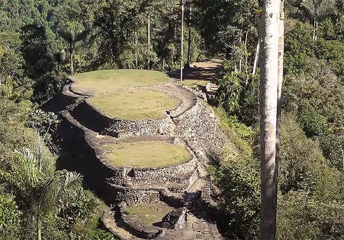 Ciudad Perdida Teyuna, balcones principales