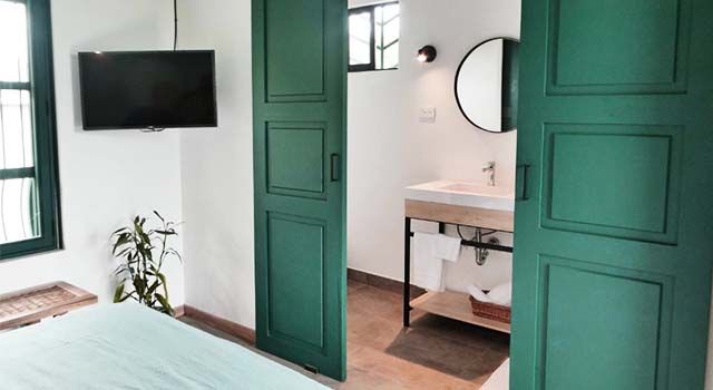 habitación de la finca