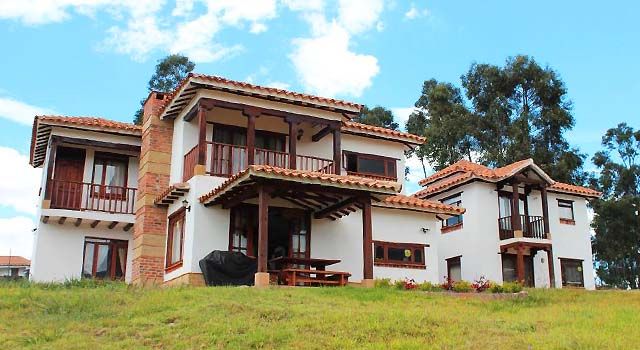 fachada del hotel campestre