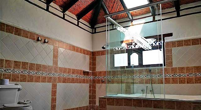 bañera del hotel campestre