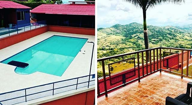 Piscina y vistas del hotel